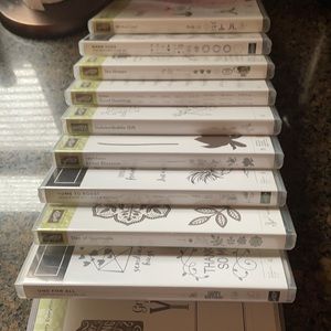 Stampin Up stamp sets 10 total -